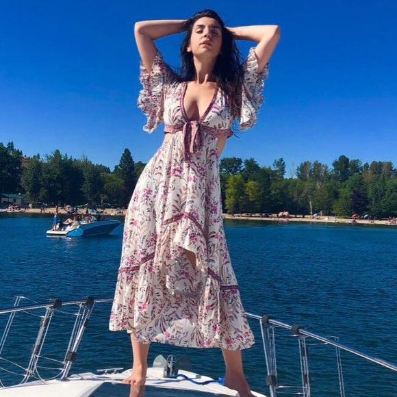 5⭐️ FAV BESTSELLER Hi Low Bambi Gypsy Dress Gown - Picture 2 of 8